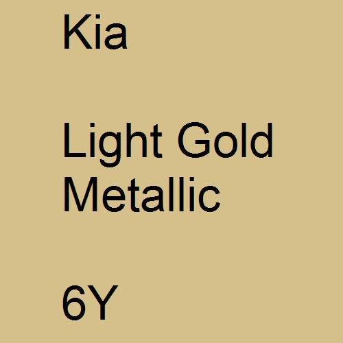 Kia, Light Gold Metallic, 6Y.